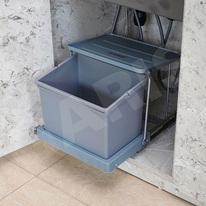 Thùng rác đơn 16L gắn cánh GARIS GW316